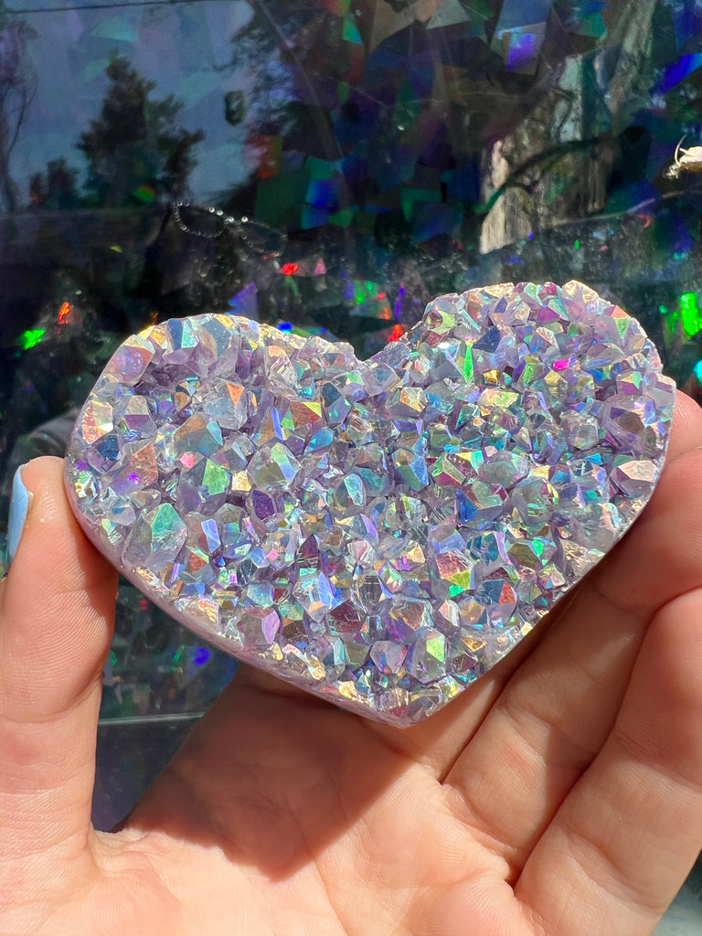 Aura Amethyst Heart no.1