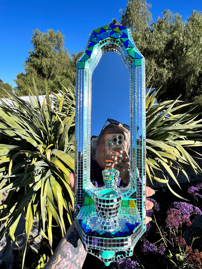 Disco Deco Candle Holder & Mirror