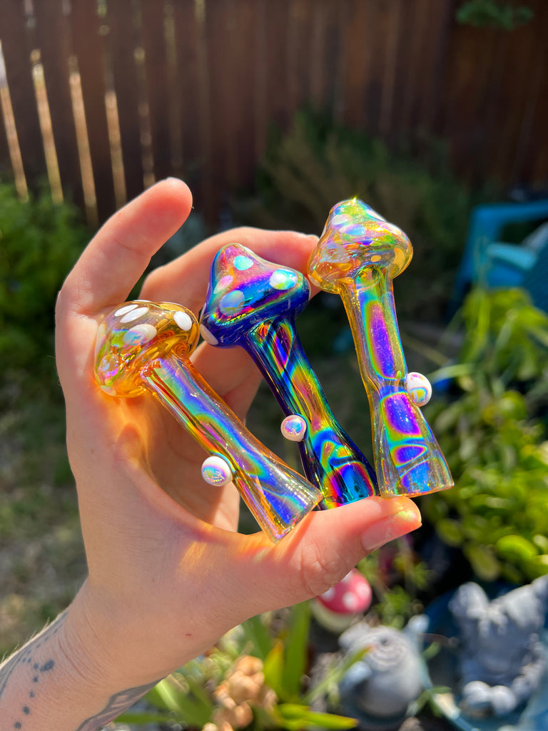 Aurafied Glass Mushroom One Hit