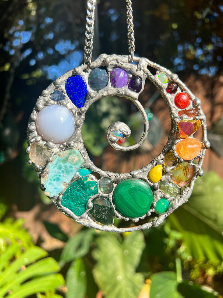 Rainbow Spiral Crystal Collector