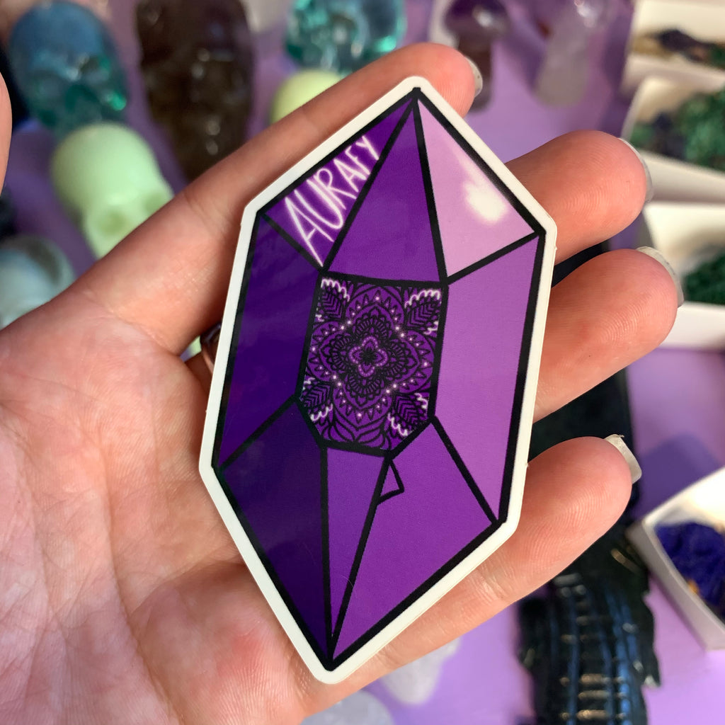 Purple Aurafy Sticker