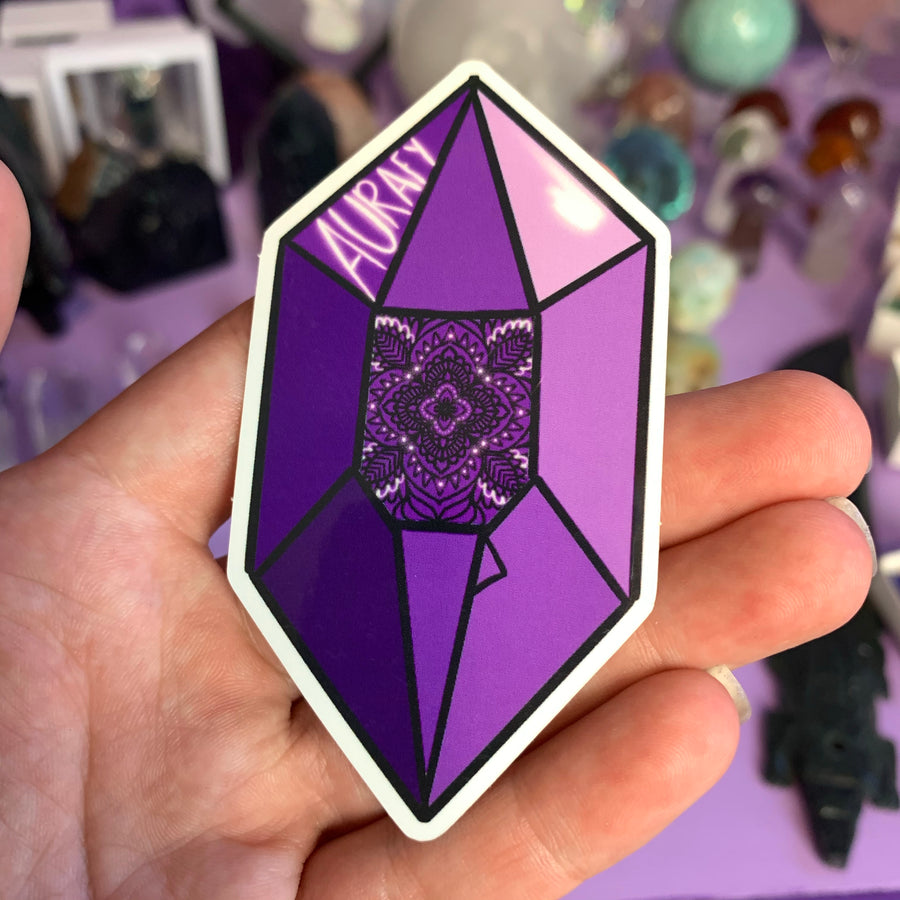 Purple Aurafy Sticker