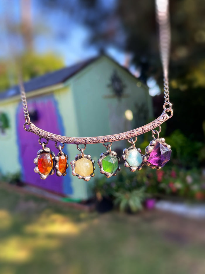 Rainbow Crystal Collector Crystal Choker no.2