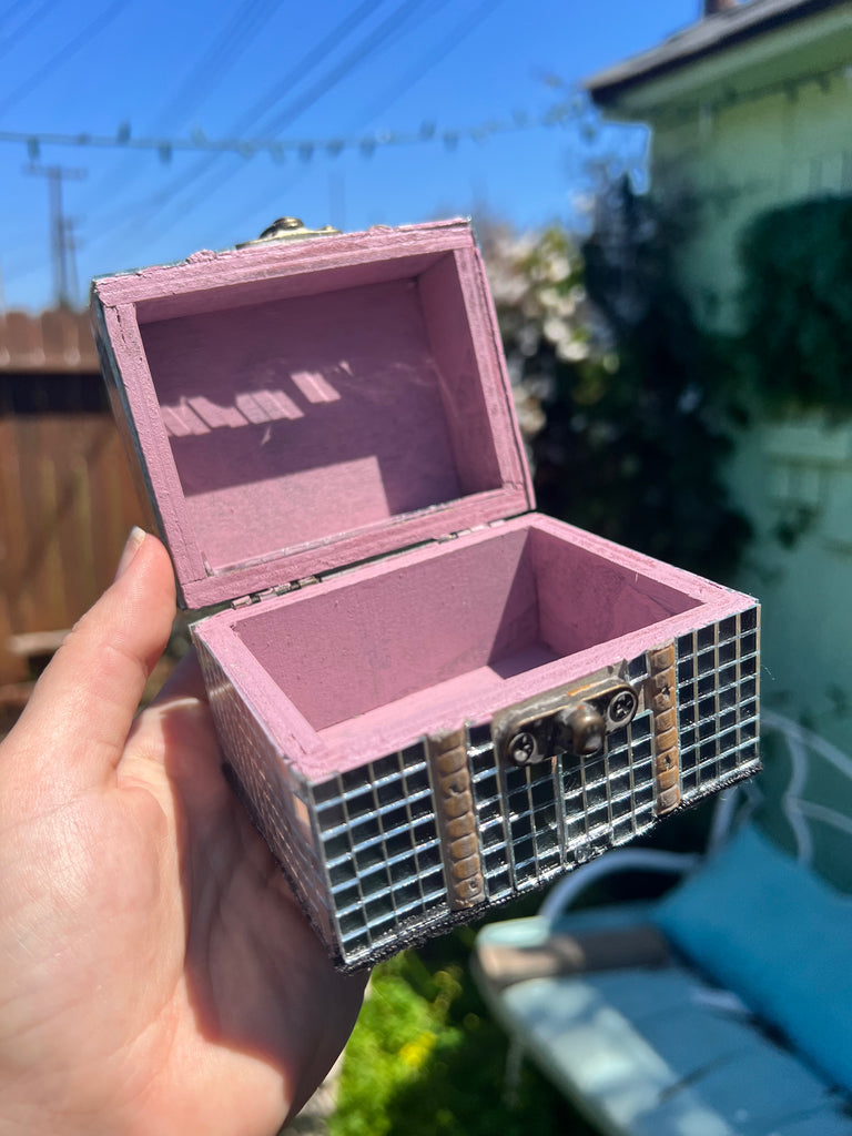 Glass Mosaic Mini Wooden Box