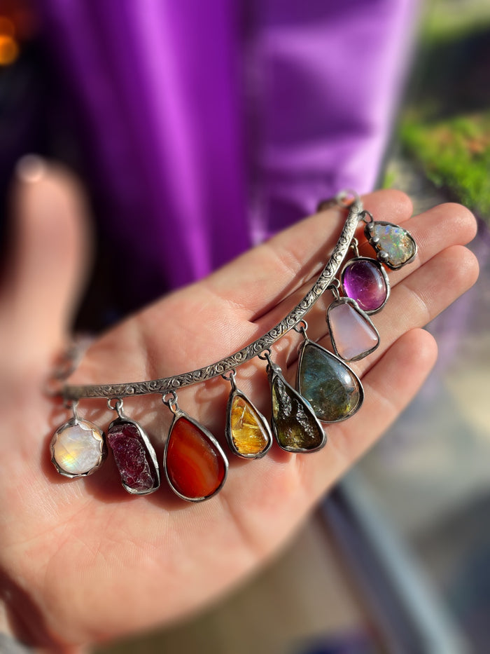 Rainbow Goddess Collar