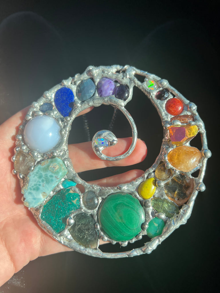 Rainbow Spiral Crystal Collector