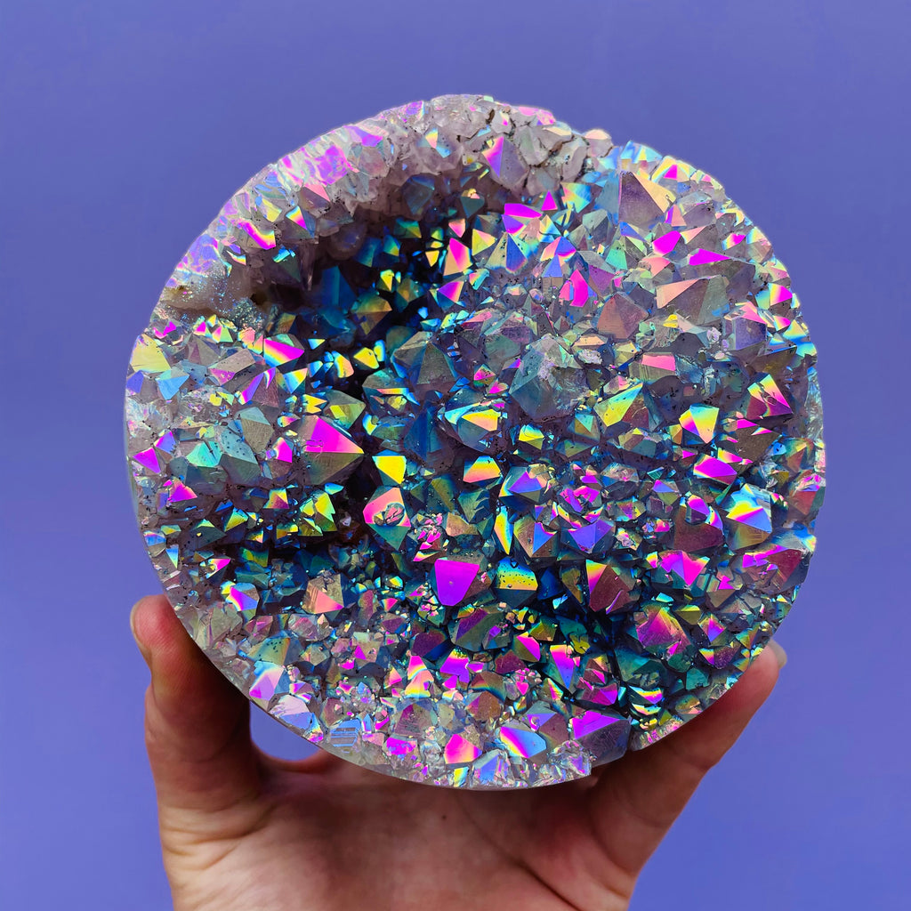 XL Aura Amethyst sphere