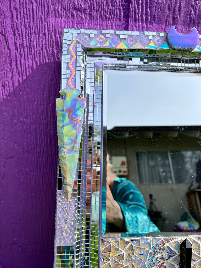 Mosaic Mirror made with Love