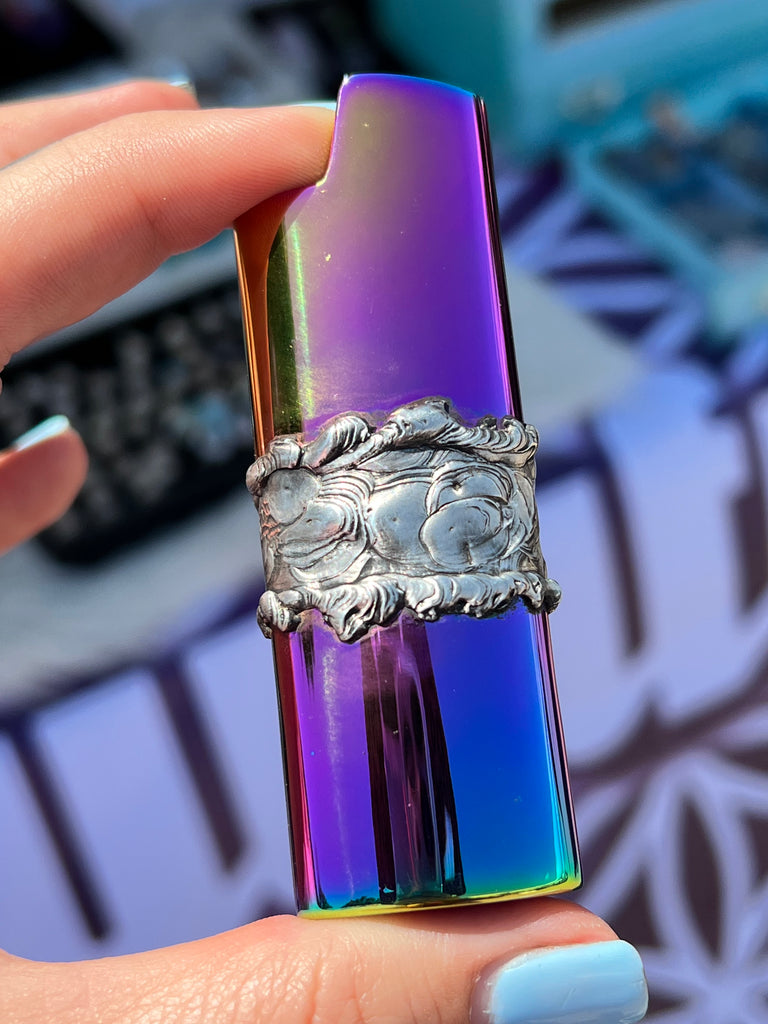 Moonstone Fire on rainbow Case