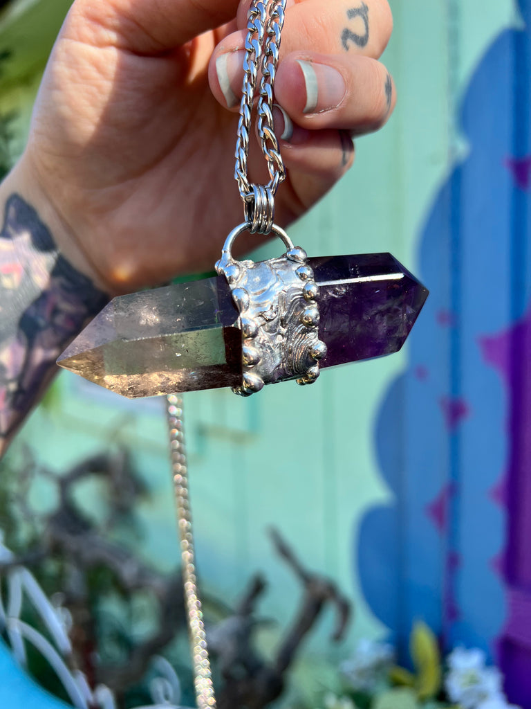 Wearable Wand: Amethyst & Citrine
