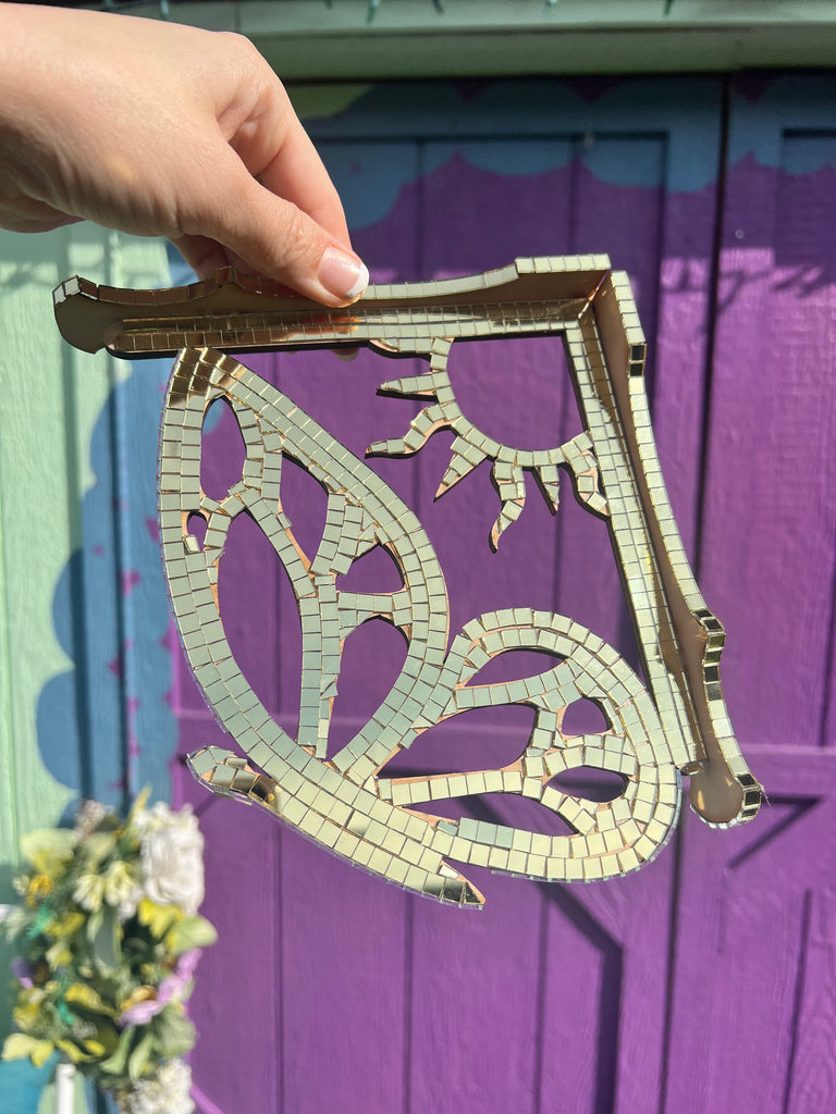 Disco Butterfly Corner wall/window hang