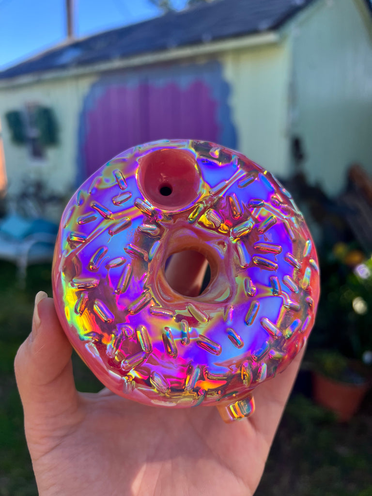 Rainbow ceramic Donut!