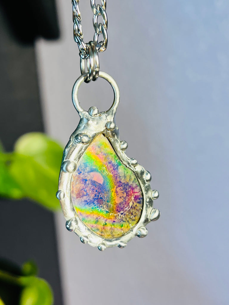 Holographic Ammonite amulet no.3
