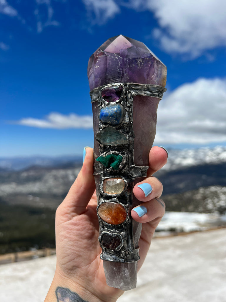 Amethyst Scepter no.2, Align to Source energy spiritual tool