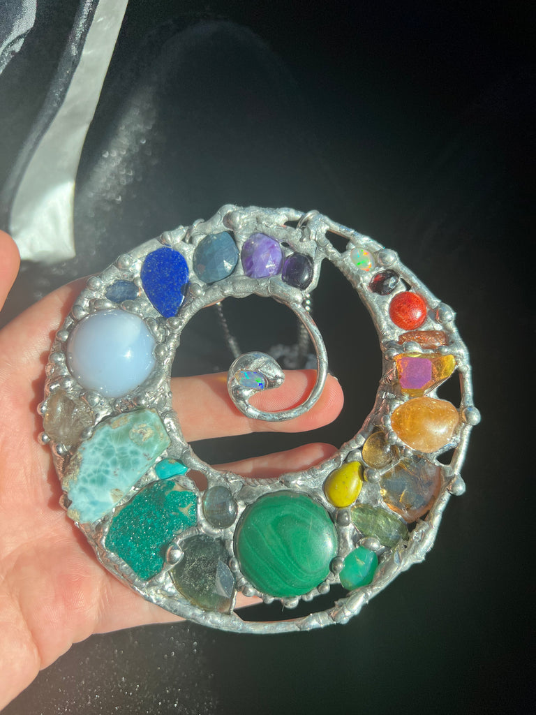Rainbow Spiral Crystal Collector