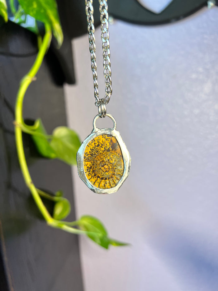 Holographic Ammonite amulet no.4