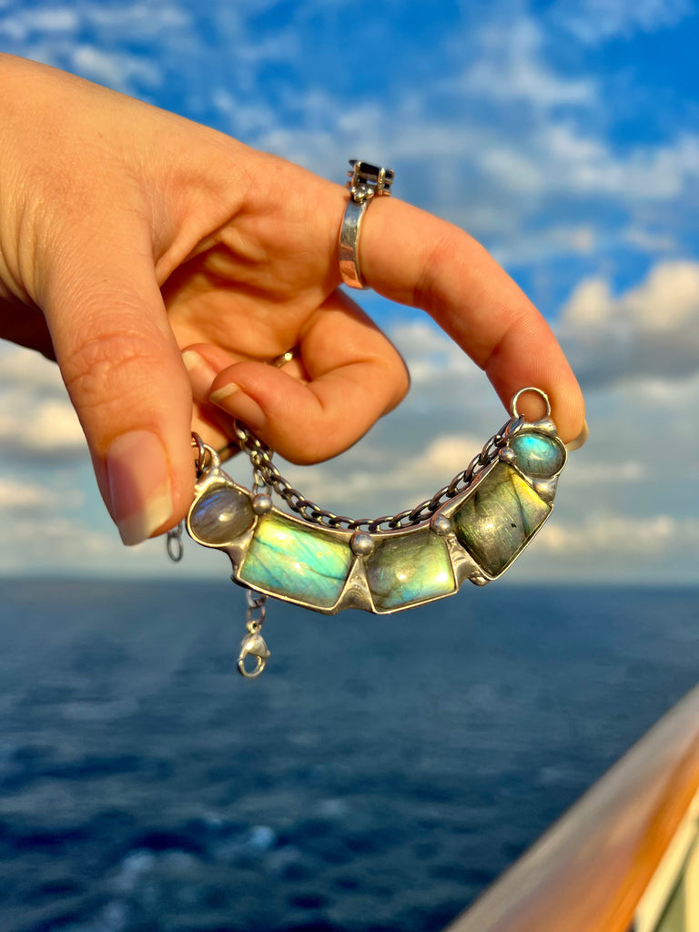 Tobaira Labradorite choker no.1