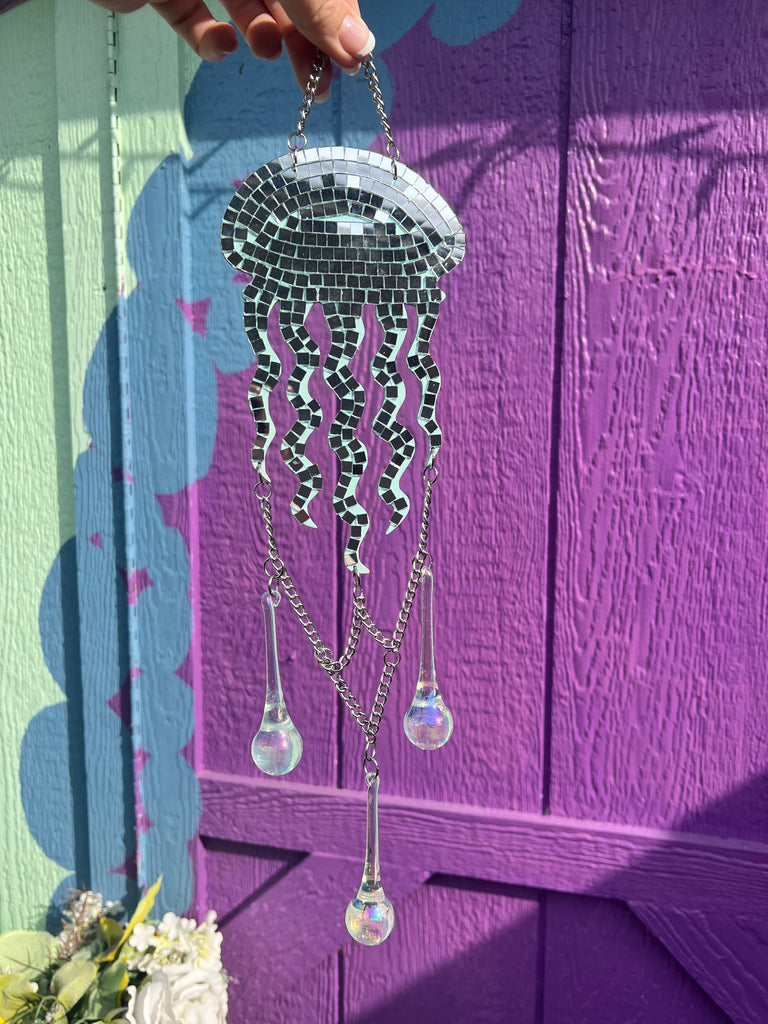 Disco Jellyfish wall/window hang