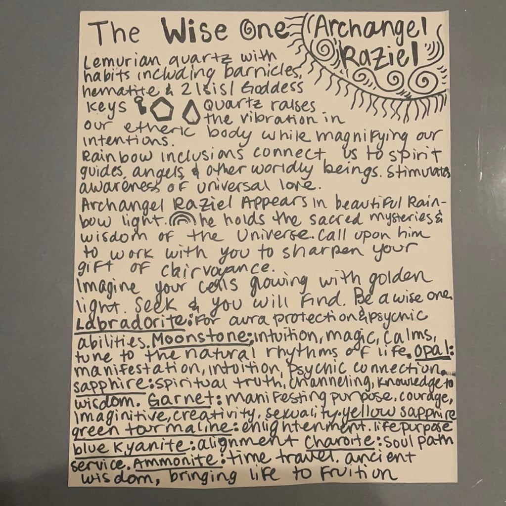 The Wise One wand [crystal spiritual tool]