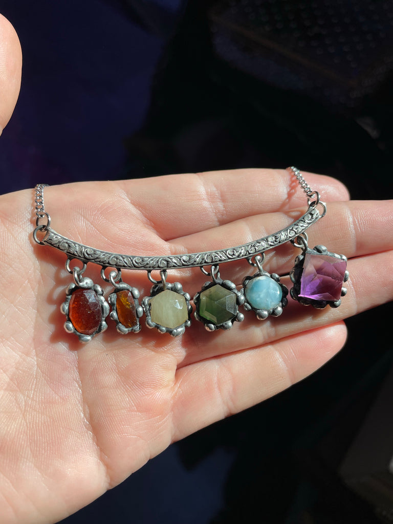 Rainbow Crystal Collector Crystal Choker no.2