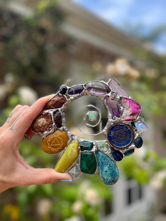Rainbow Spirals and Dreams Amulet