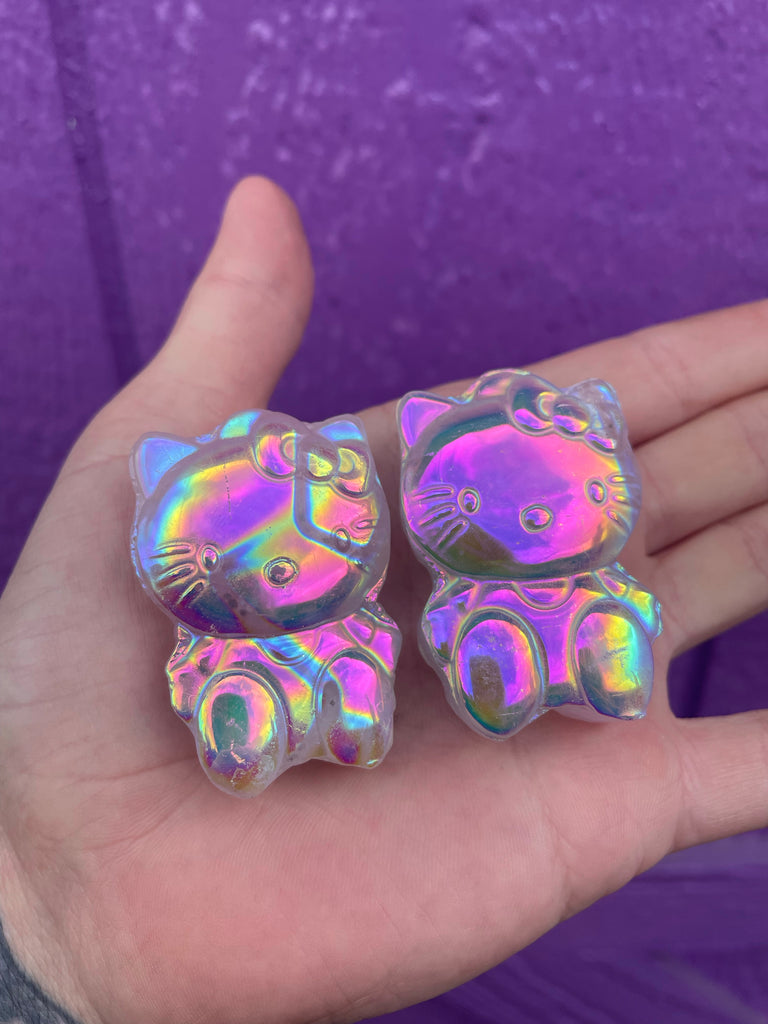 Aura Rose Quartz Hello Kitty