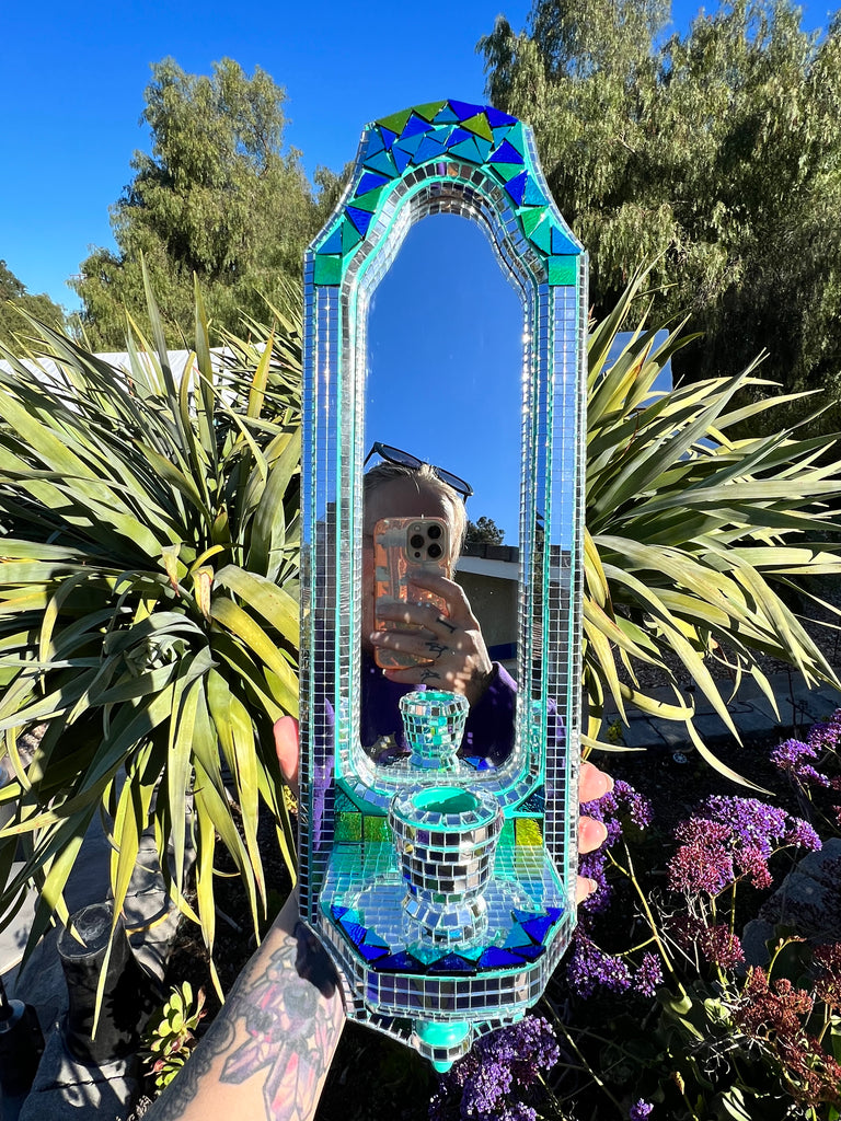 Disco Deco Candle Holder & Mirror
