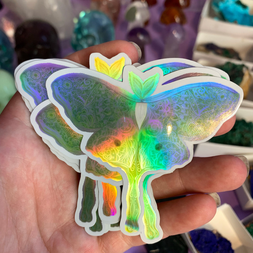 Mandala Luna Moth