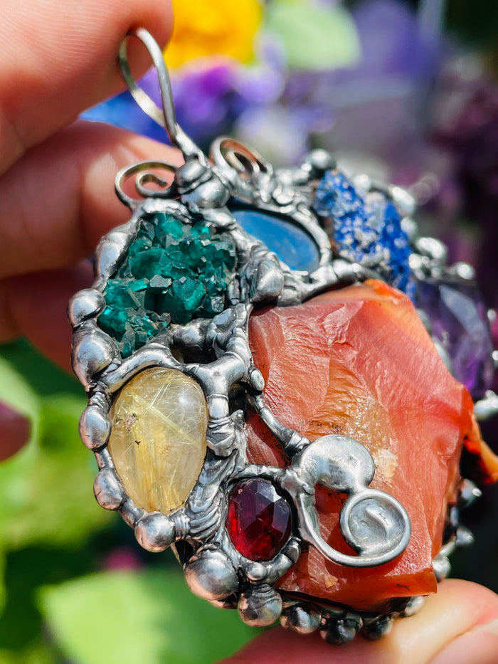 Rainbow Angel Pendant no.3