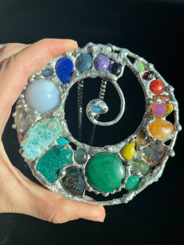 Rainbow Spiral Crystal Collector