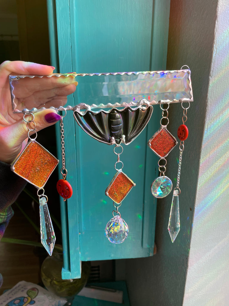 Halloween Window Sun Catcher - It’s Freakin Bats