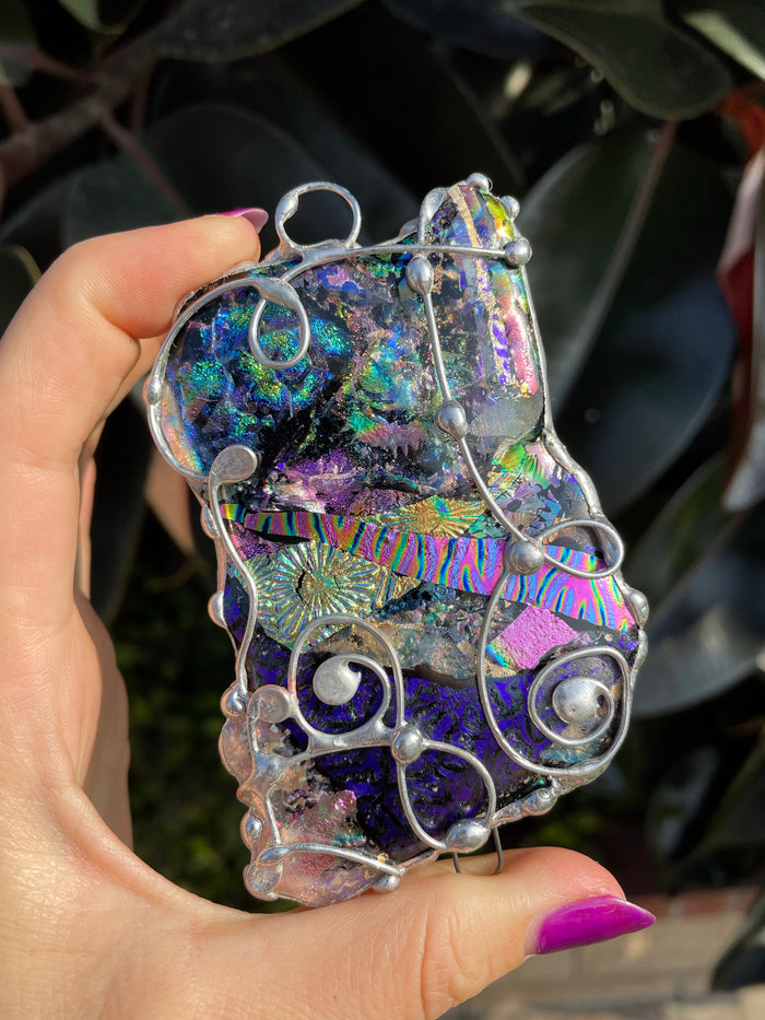 Dichroic Glass sun catcher no.1