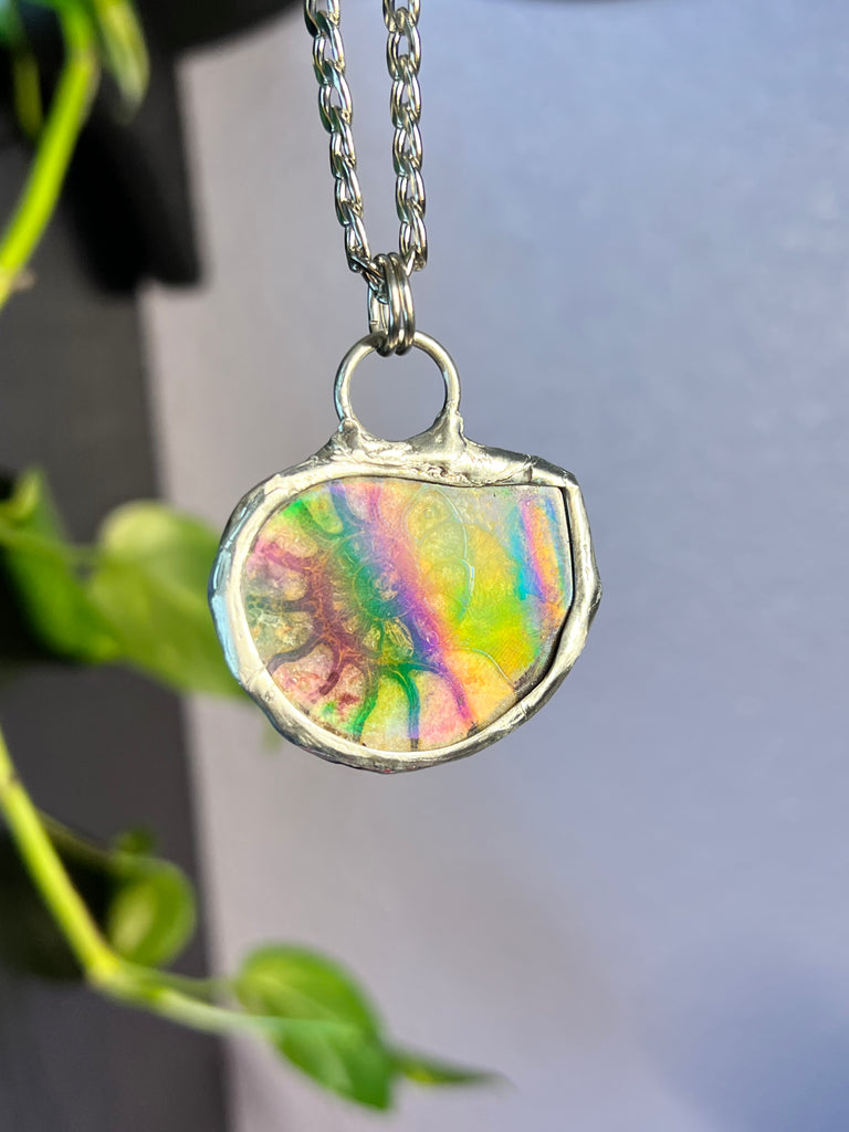 Holographic Ammonite amulet no.9