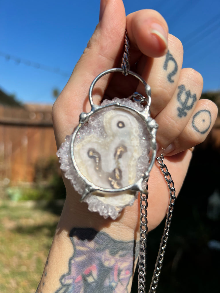 Amethyst Stalactite Amulet No.2
