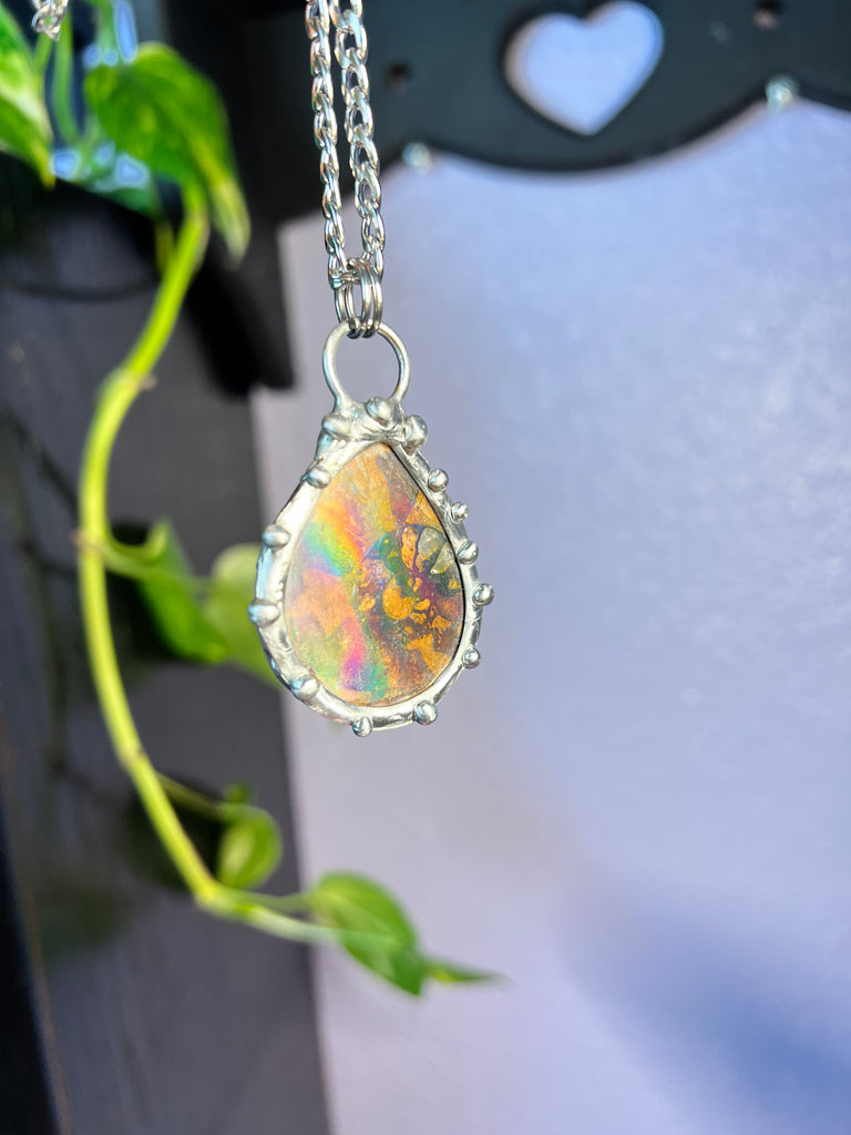 Holographic Ammonite amulet no.5