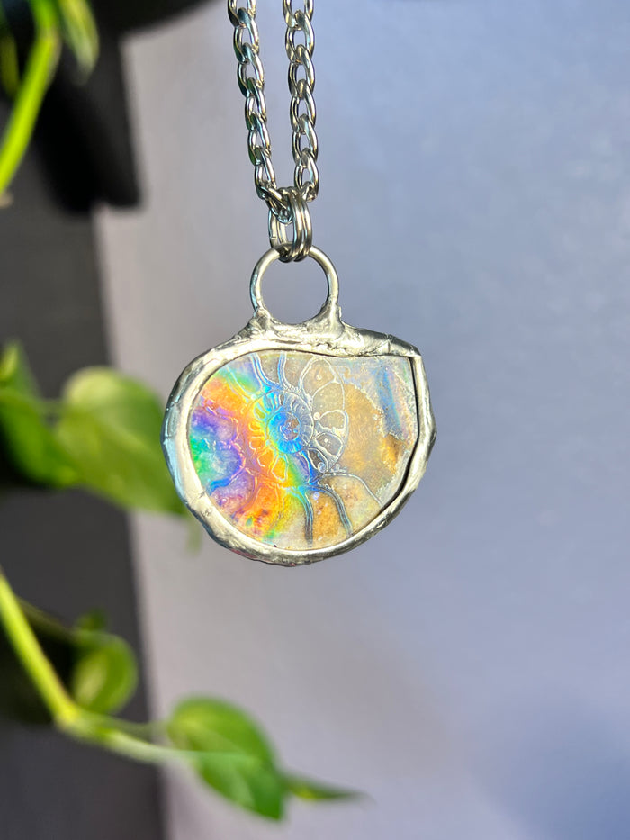 Holographic Ammonite amulet no.9
