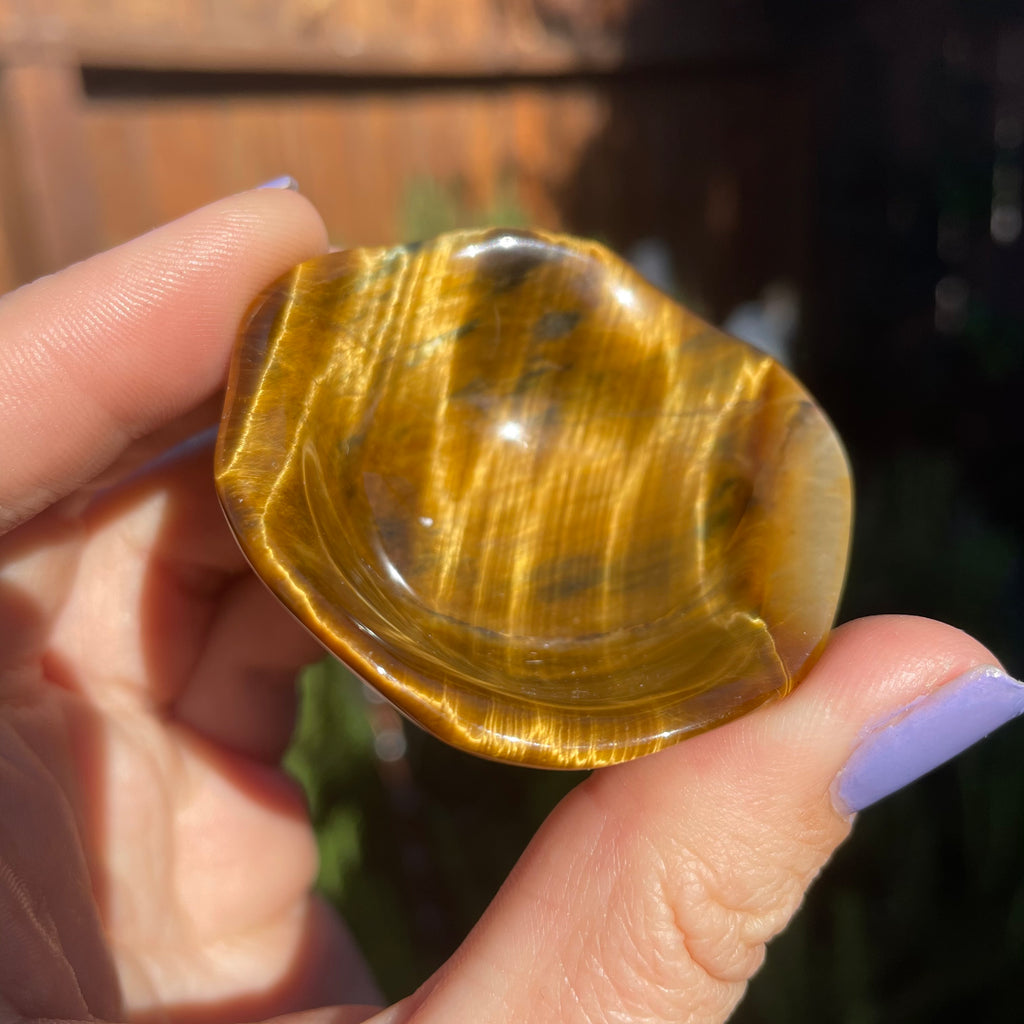 Tigers Eye mini Fairy Bowl (1pc)