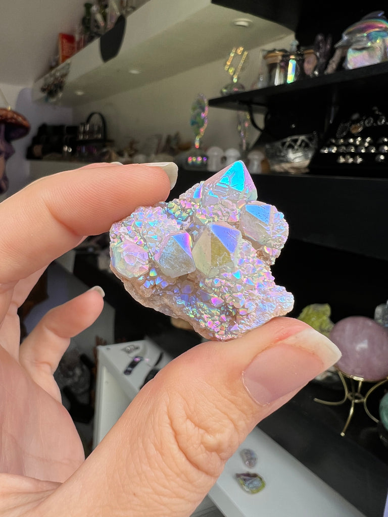 Aura Spirit Quartz cluster no.5