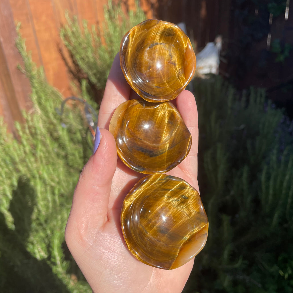 Tigers Eye mini Fairy Bowl (1pc)