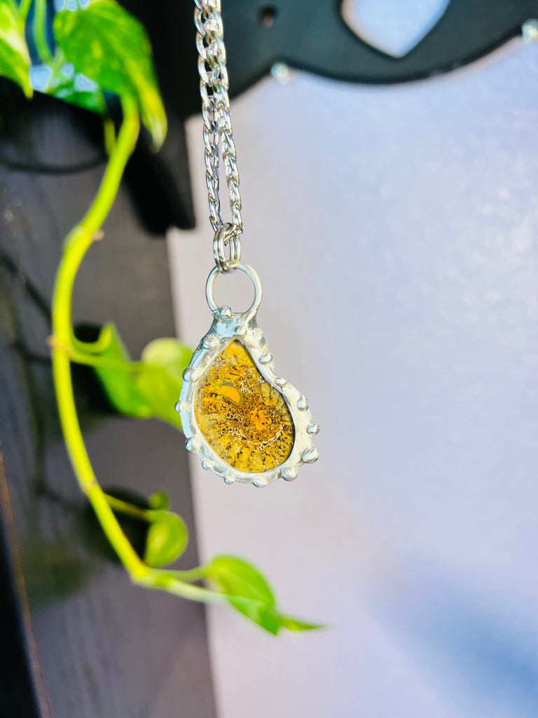 Holographic Ammonite amulet no.3