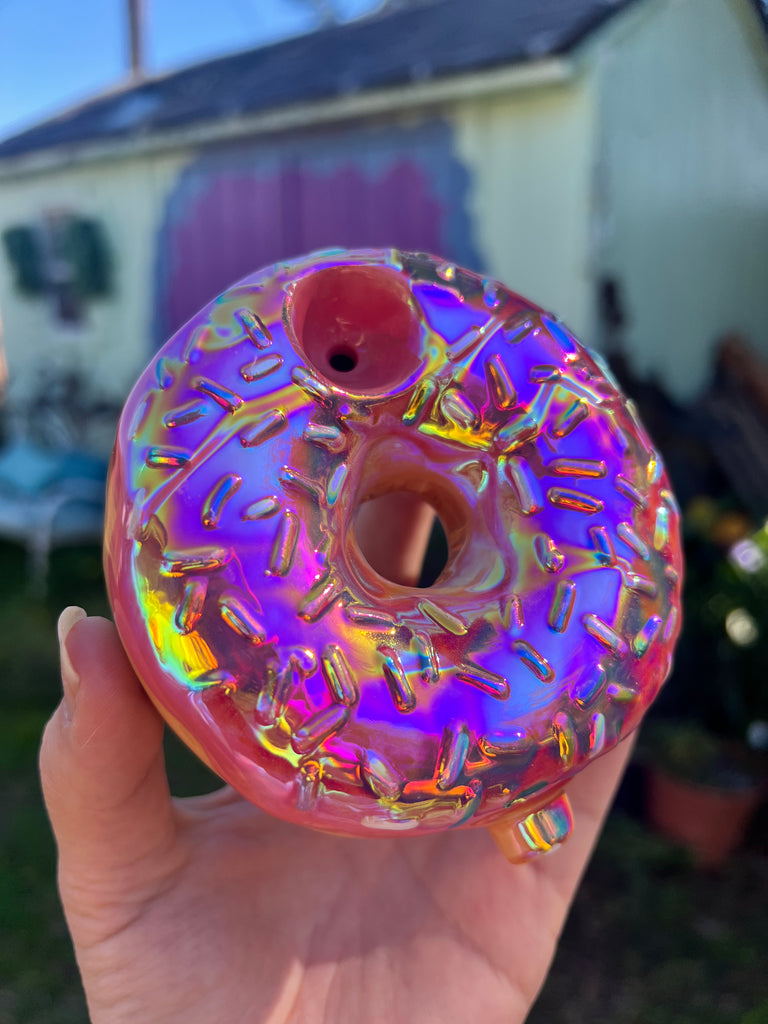 Rainbow ceramic Donut!